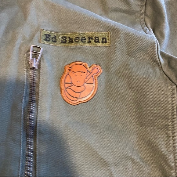 Ed Sheeran 2017 Divide Tour Military Jacket Size Medium - Picture 5 of 13